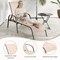 Adjustable Patio Chaise Lounge Chair Steel Frame 5 Position Recliner